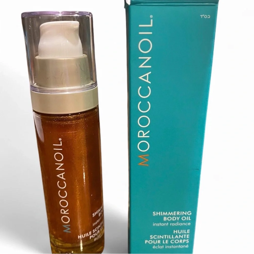 Moroccanoil Shimmering Body Oil - Metallic Copper Brown